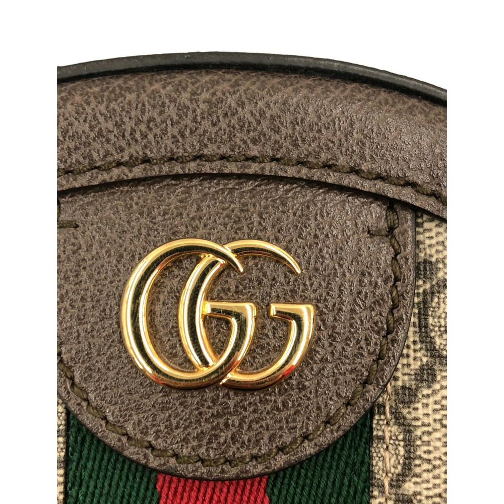 Gucci Bag Ophidia Shoulder GG Chain Round Black